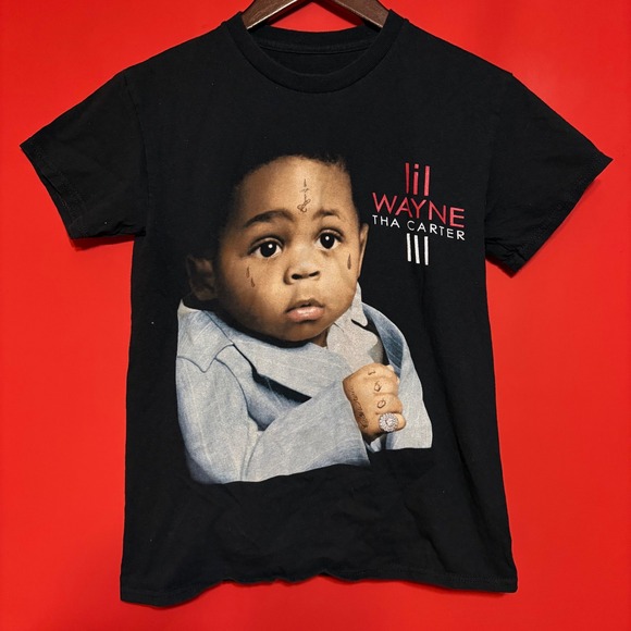 Lil Wayne Tha Carter III T Shirt Black Young Money Merchandising Mens L - Picture 1 of 6
